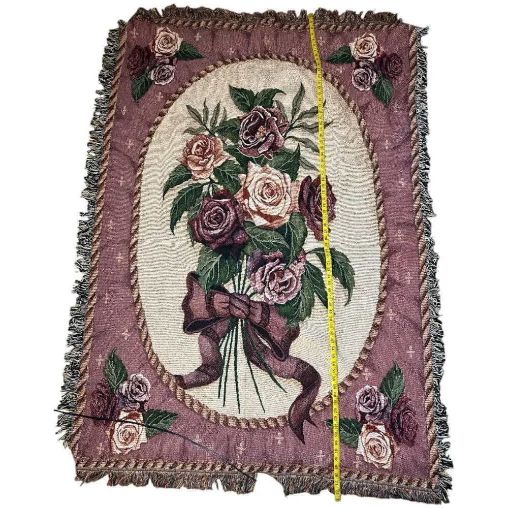 Vintage Wall Hanging Tapestry Decor Roses Terer Teresa Gonzales 72